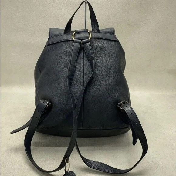 Coach Billie Black Pebble Leather Backpack - Picture 3 of 6